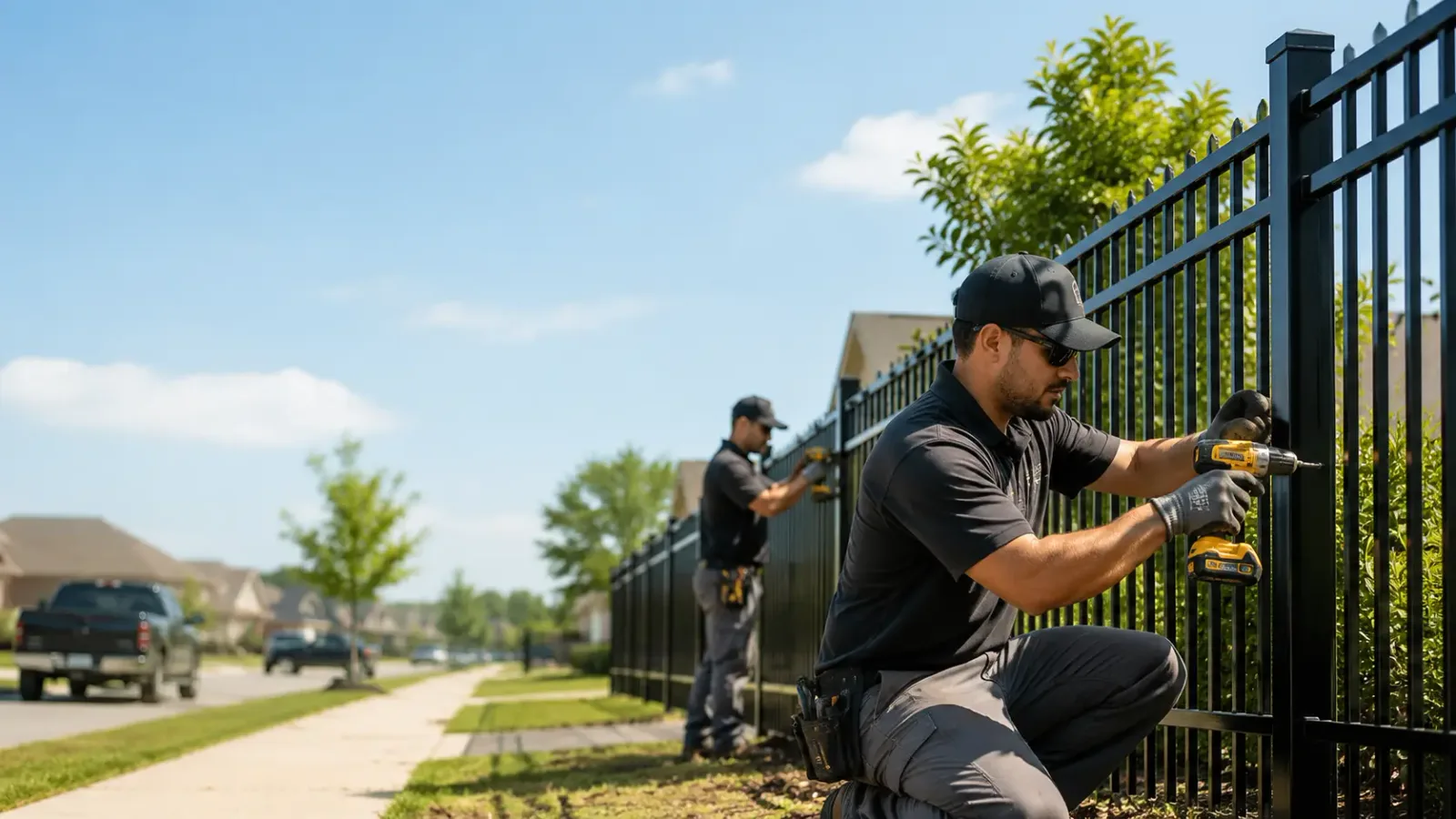 Metal Fence Installation in Savoy, IL